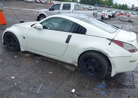 2003 Nissan 350Z Enthusiast z USA, uszkodzony, nr VIN JN1AZ34D13T118993